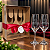 Kit Corporativo com 2 Taças Buffet 210ml Jateadas + Caixa Kraft com Visor - Imagem 1