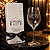 Kit Individual Taça Barone Vinho 385ml Jateada + Caixa Personalizada - Imagem 1