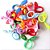 Kit 12 Elásticos de Cabelo Xuxinha Infantil Colorida - Imagem 1