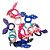 Kit 12 Elásticos de Cabelo Xuxinha Infantil Colorida - Imagem 4