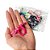 Kit 12 Elásticos de Cabelo Xuxinha Infantil Colorida - Imagem 2