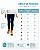 Calça Legging Cotton Feminina Azul Marinho - Imagem 6