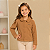 Casaco Tweed Infantil Menina Marrrom - Imagem 3