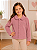 Casaco Tweed Infantil Menina Rosa - Imagem 3