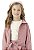 Casaco Tweed Infantil Menina Rosa - Imagem 1