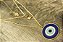 Colar Triplo Dourado Olho Grego, Buda e Mão Judaica - Imagem 3