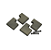 Kit - Palhetas de Aço 7135-108 - Imagem 1