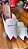 Mule off-white e pink - Imagem 1