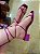 Sandália pink amarração salto bloco baixo - Imagem 2