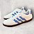 Tenis casual branco com azul pluma - Imagem 1