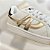Tênis off white com ouro light - Imagem 3