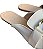 Mule off white com fivela dourada - Imagem 3