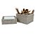 Kit Porta Talher E Porta Guardanapo Organizador Vime Sintético - Imagem 10