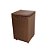 Cesto de Roupa em Fita 35x35x57cm c/ Rodas - Imagem 1