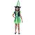Fantasia Bruxa Encantada Verde Basic Vestido Infantil com Chapéu - Halloween - Imagem 1