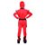 Fantasia Guerreiro Ninja Vermelho Infantil Luxo - Imagem 3