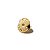 Conjunto  de brinco e colar gota lisa folheado a ouro 18K hipoalergênico - Imagem 2