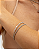 Pulseira delicada bracelete com zircônias folheada a ródio 18K hipoalergênico - Imagem 1
