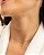 Colar choker retângulos estilizados folheado a ouro 18K hipoalergênico - Imagem 1