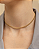 Colar choker sofisticado de malha com bolinhas folheado a ouro 18K hipoalergênico - Imagem 1
