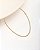 Colar choker corrente grummet folheado a ouro 18K hipoalergênico - Imagem 1