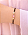 Pulseira cristal navete rosa regulável folheada a ouro 18K hipoalergênico - Imagem 1
