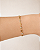 Pulseira círculos lisos e zircônias folheada a ouro 18K hipoalergênico - Imagem 2