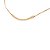 Colar minimalista detalhe geométrico folheado a ouro 18K hipoalergênico - Imagem 5