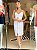 Vestido tubinho midi branco - Imagem 1