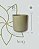 Cachepô Metálico Pote 15 Minimalista - Imagem 9