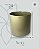 Cachepô de Metal Pote 24 Minimalista - Imagem 6