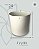 Cachepô de Metal Pote 24 Minimalista - Imagem 2