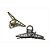 Prendedor metal Garra - Imagem 1