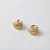 Brinco Metal Flor Dourado - Imagem 1
