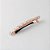 Prendedor Metal Barrete Zircône Rose com Cristal - Imagem 1