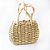 Bolsa de Palha Trançada com Alça de Mão - Imagem 1