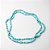 Colar de Pedras Turquesa Longo Multifios - Imagem 1