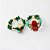 Kit 2 Pulseiras de Metal com Pedras e Medalha Dourada - Imagem 1