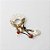 Maxi Broche de Metal com Madrepérola e Pendentes - Imagem 1