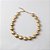 Colar Curto de Metal com Esferas em Banho Dourado - Imagem 1