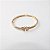 Pulseira Metal Bracelete Borboleta Dourado - Imagem 1