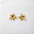 Brinco Metal Flor Dourado - Imagem 1