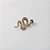 Broche de Metal Cobra com Strass - Imagem 2