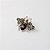 Broche de Metal Abelha com Pedrarias e Acabamento Ouro Velho - Imagem 2