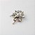 Broche de Metal Flor em Zircônia com Laço - Imagem 2