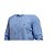 Camisa Social Oxford Manga Longa Azul Claro Logo Colorido - Imagem 3