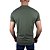 Camiseta Kingejoe Verde Militar Slim Estampada From Everywhere - Imagem 3