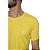 Camiseta Kingejoe Amarelo Slim Estampada Peito - Imagem 2