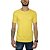 Camiseta Kingejoe Amarelo Slim Estampada Peito - Imagem 1