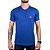 Camiseta Kingejoe Azul Royal Slim Estampada Peito - Imagem 1